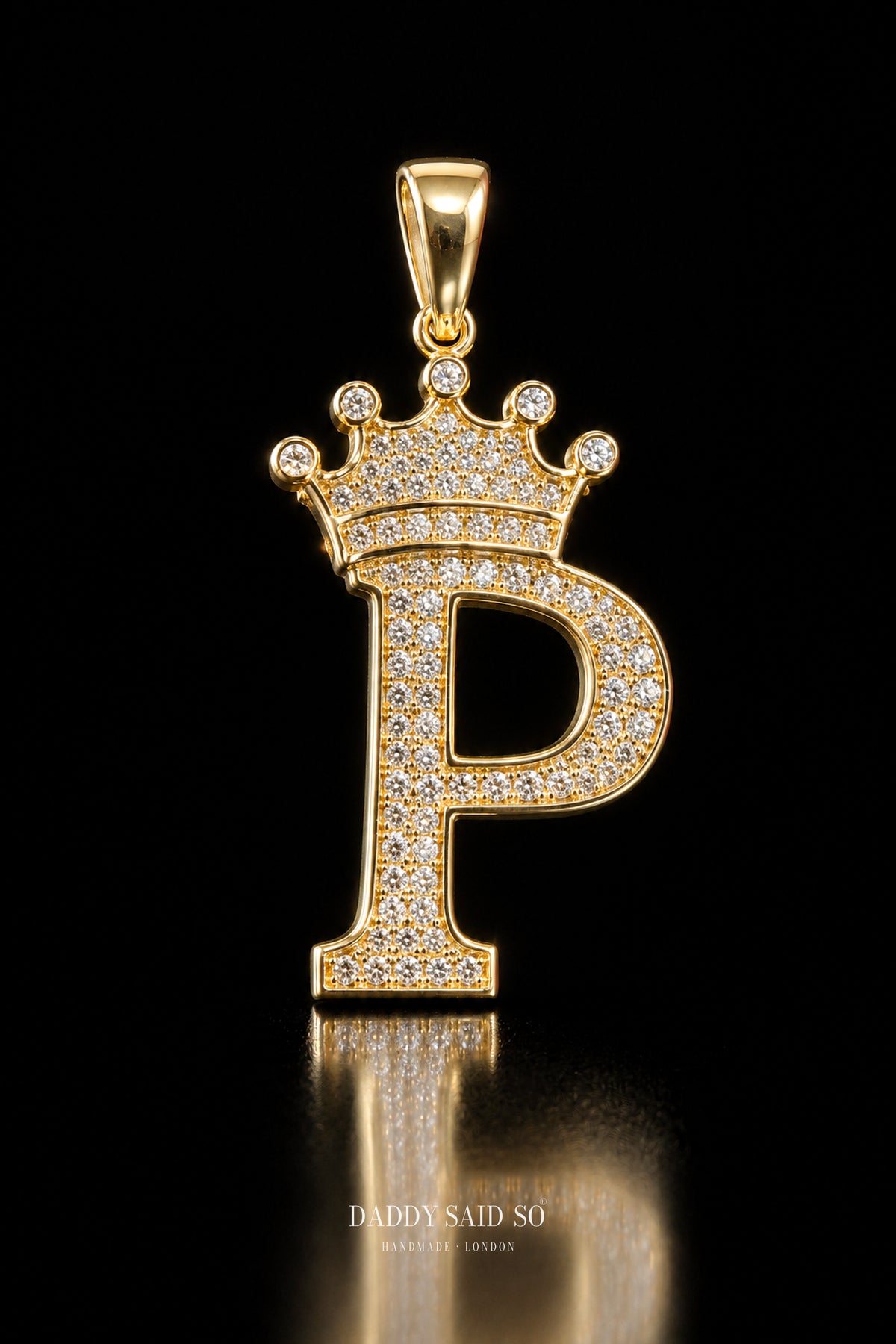 The Crown Initial Lariat