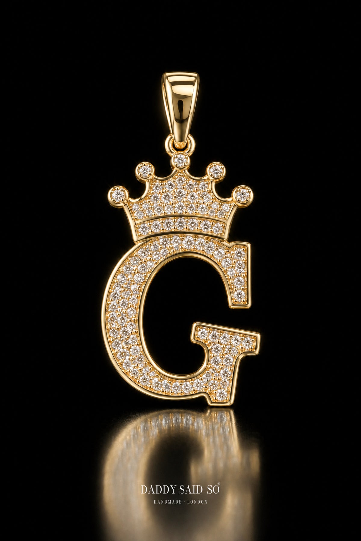 The Crown Initial Lariat