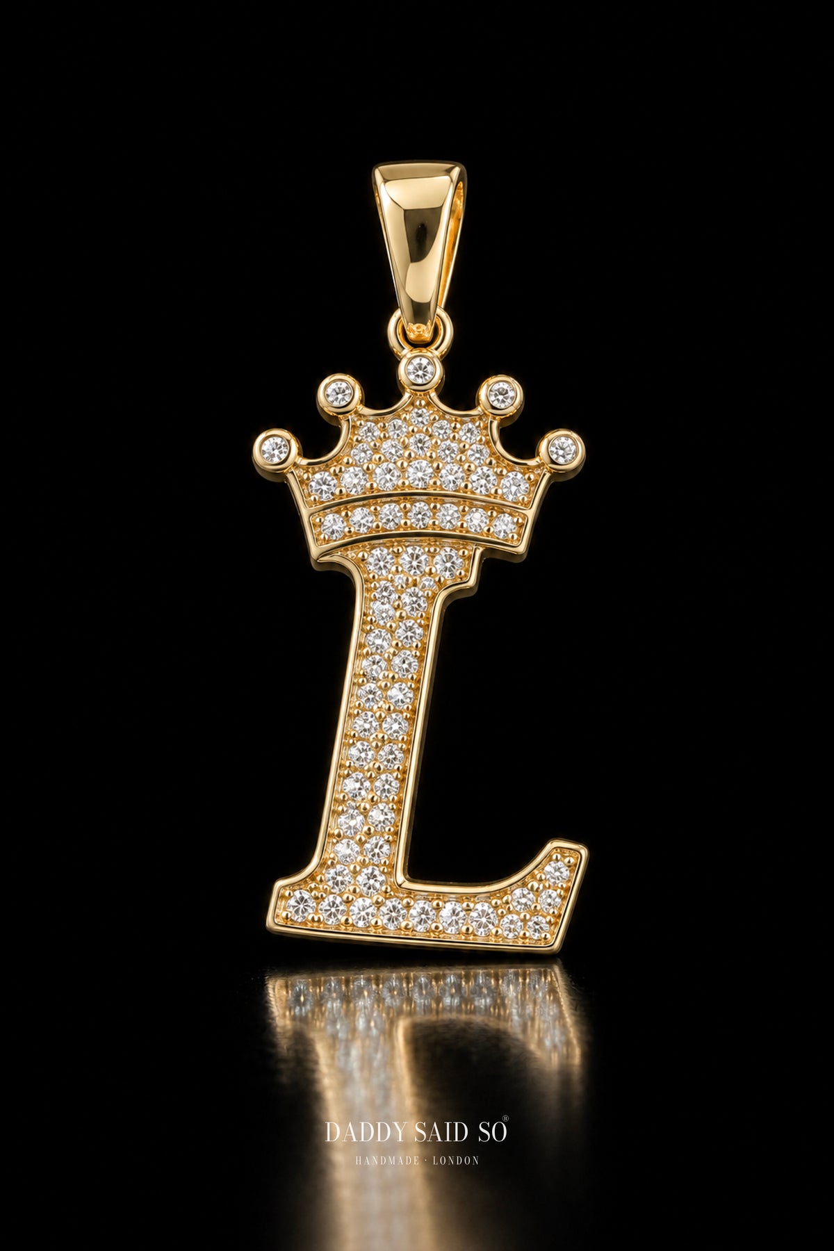 The Crown Initial Lariat