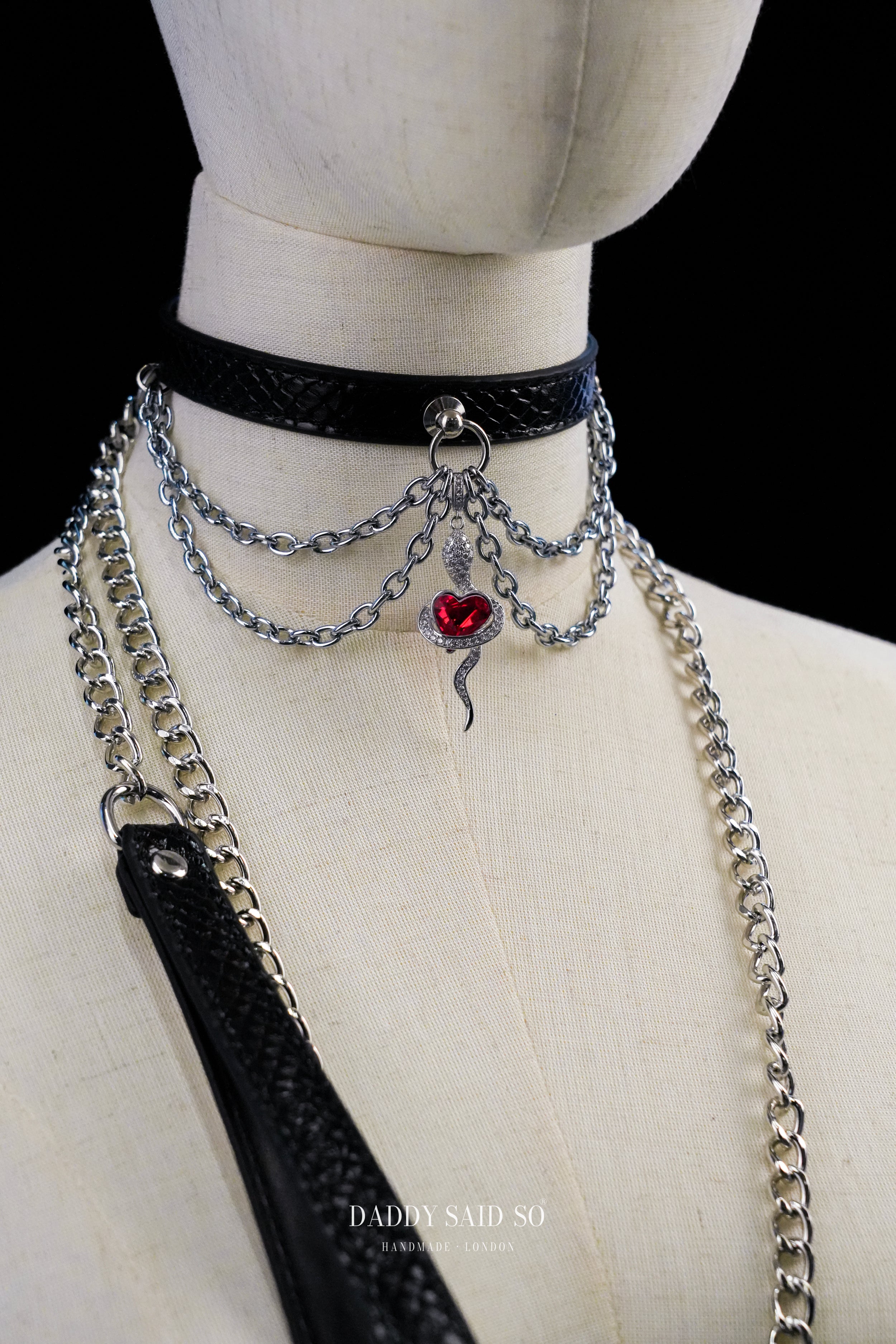Serpent Chain Statement Choker