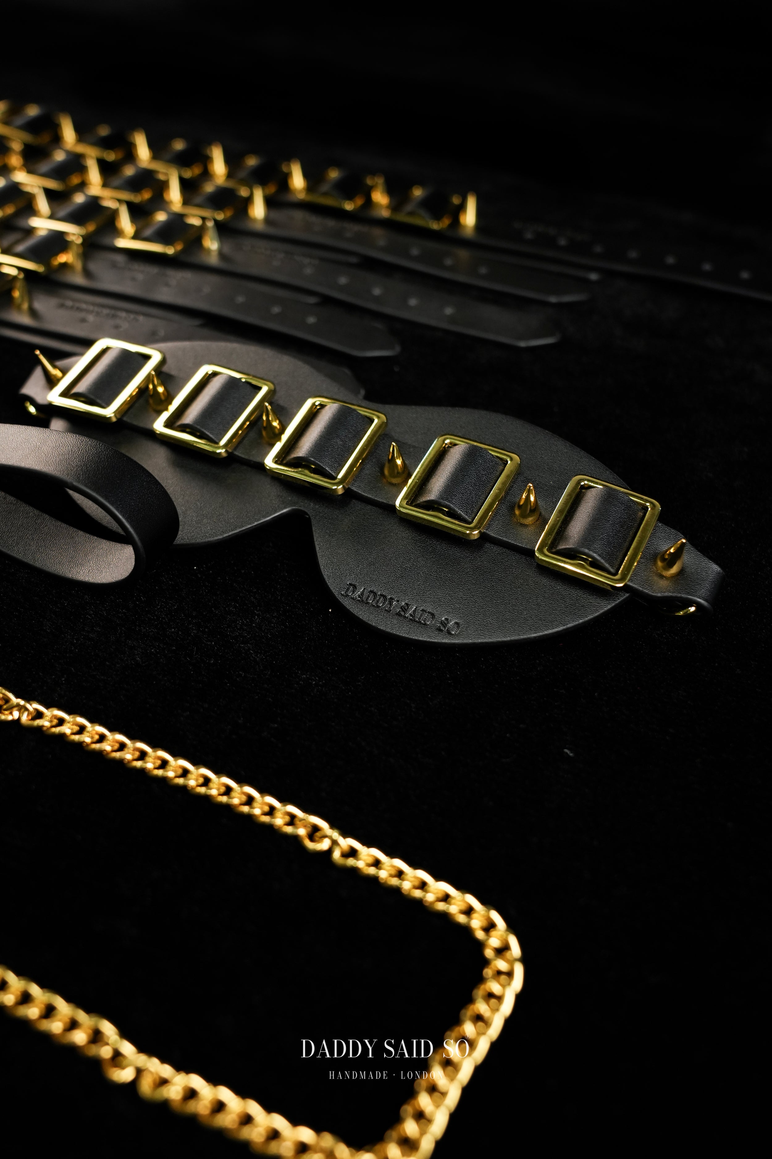 Gilded Spike Bondage Set