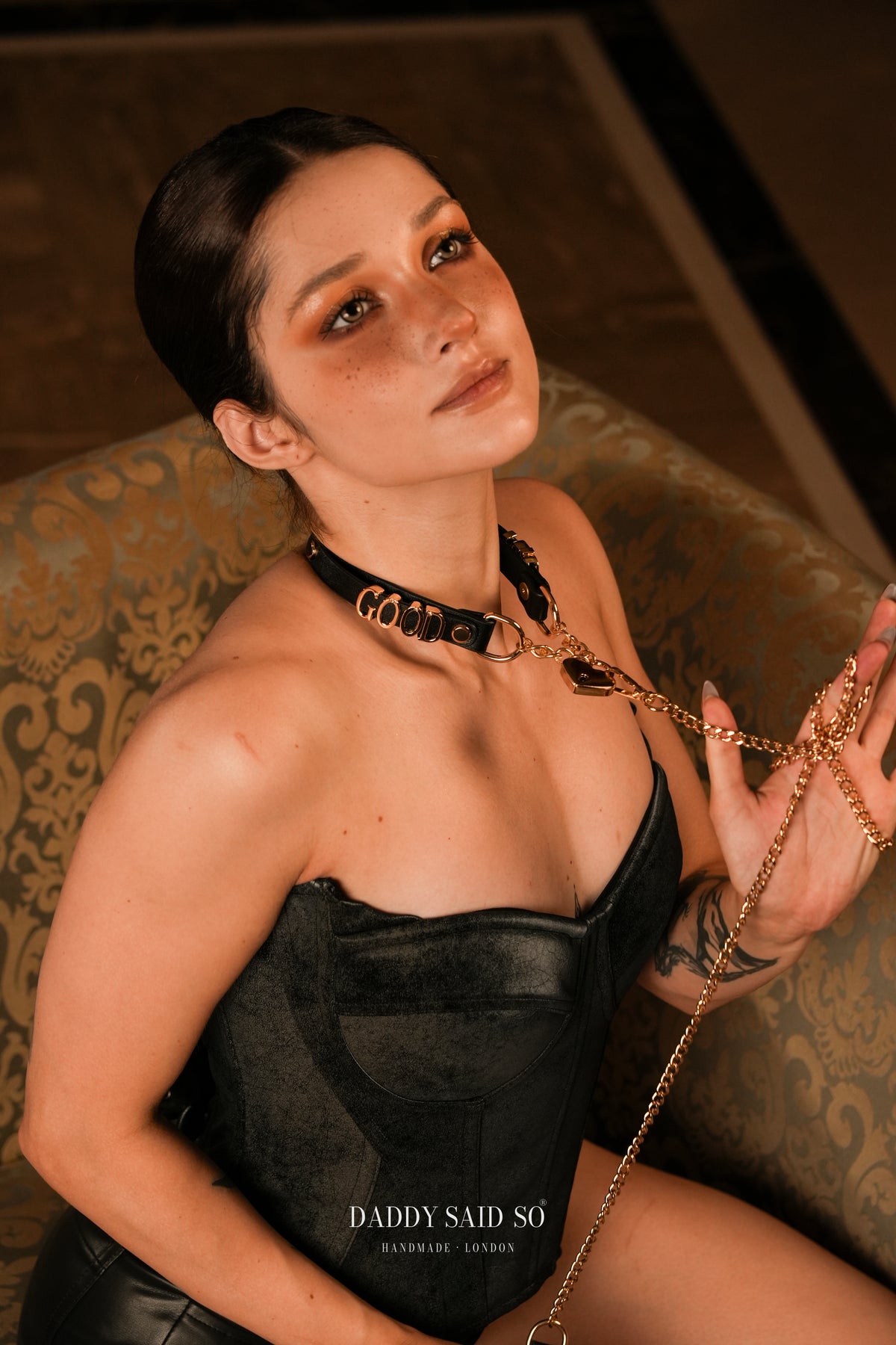 Heart-Locked Letter Choker
