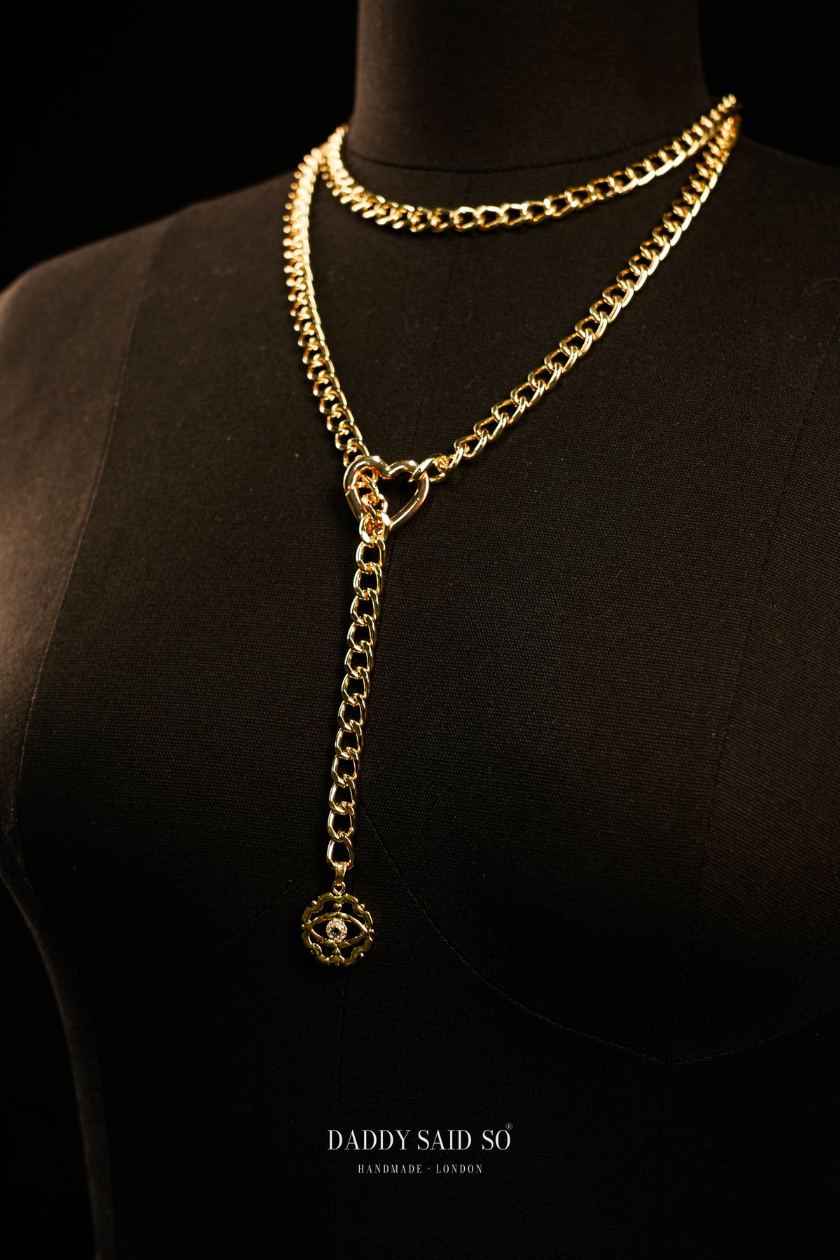The Openwork Eye Lariat