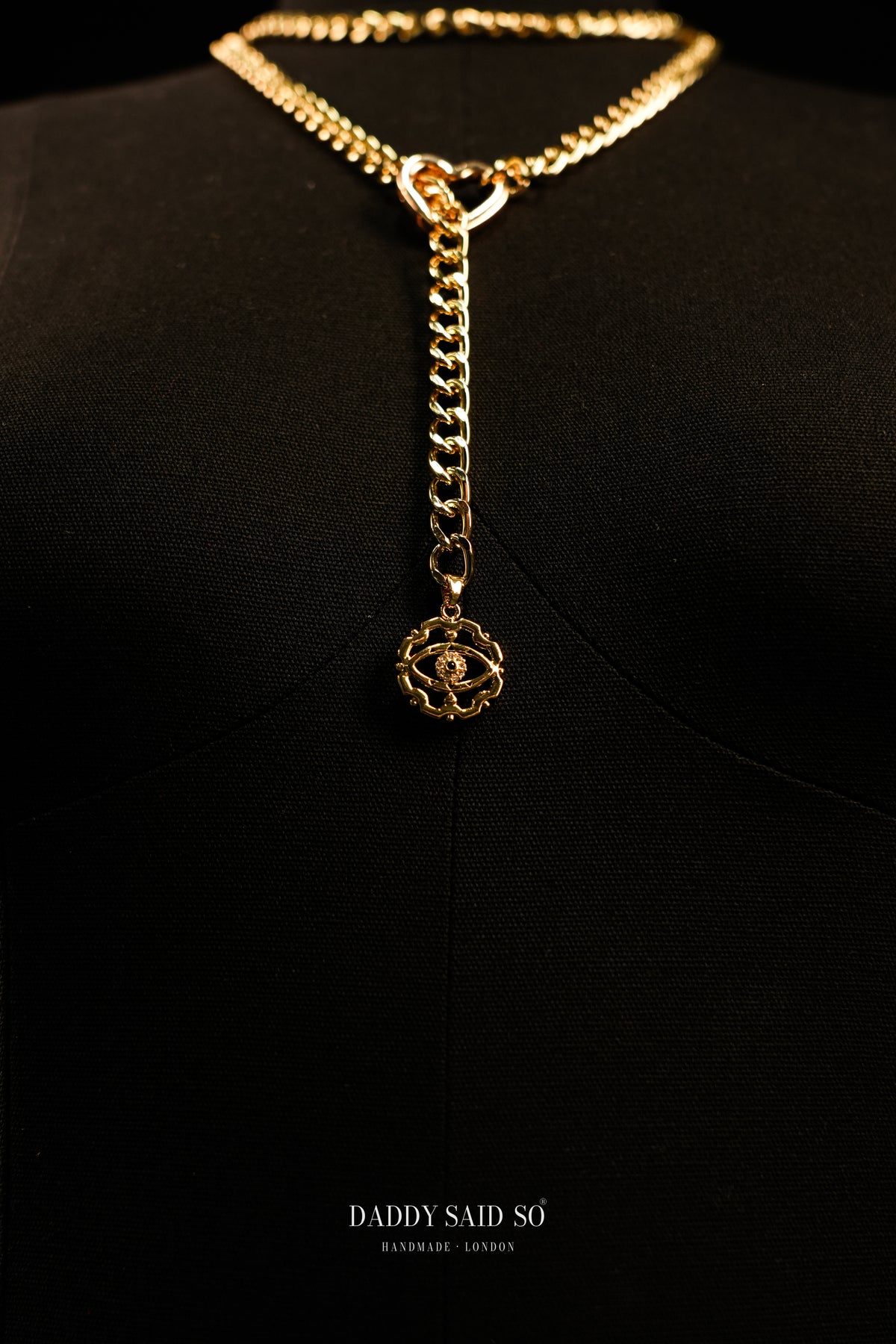 The Openwork Eye Lariat