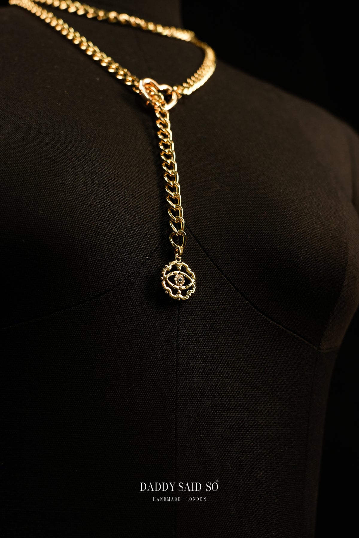 The Openwork Eye Lariat