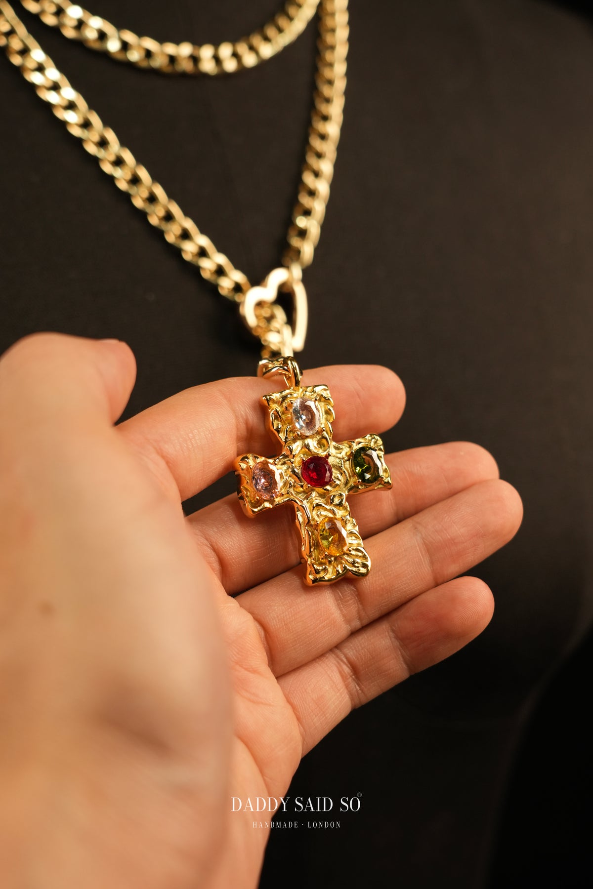 The Five Stone Cross Lariat