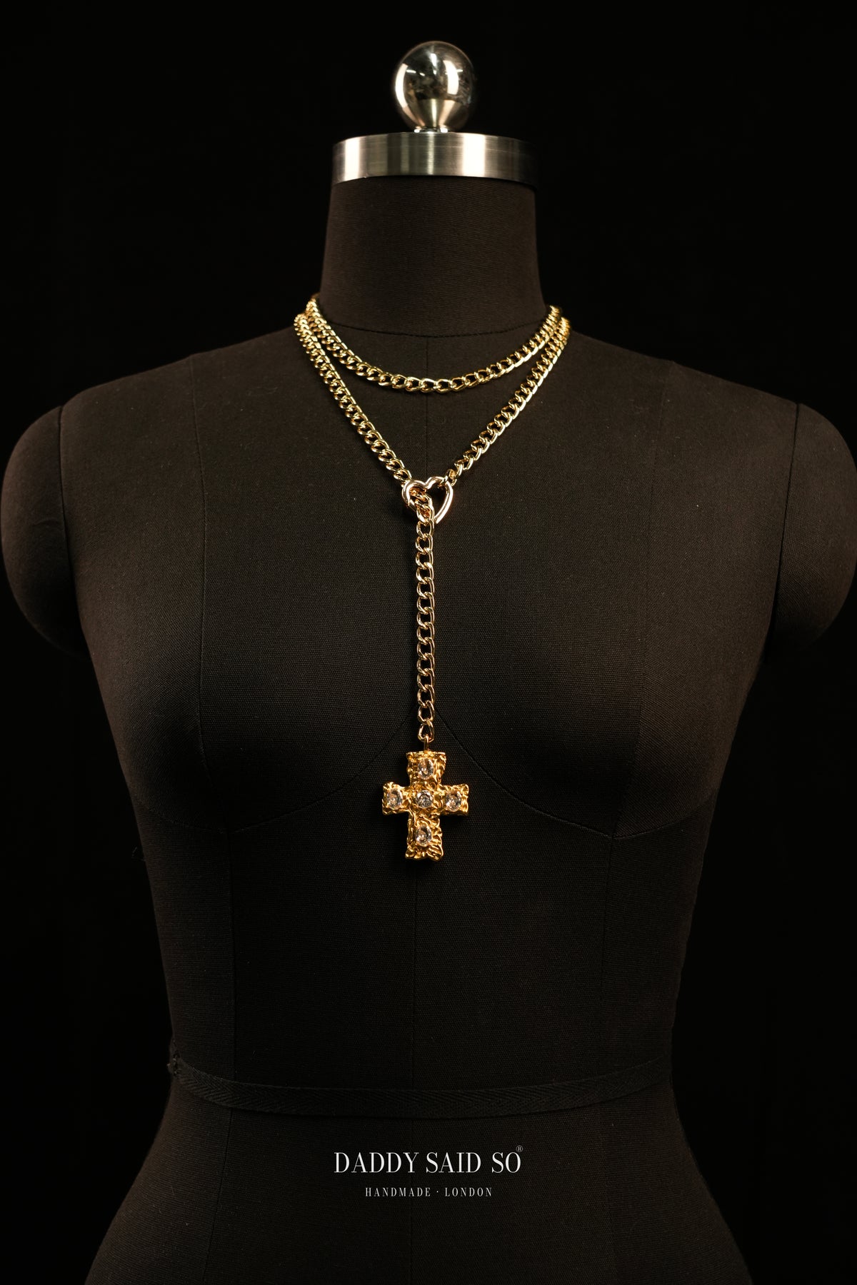 The Crystal Cross Lariat
