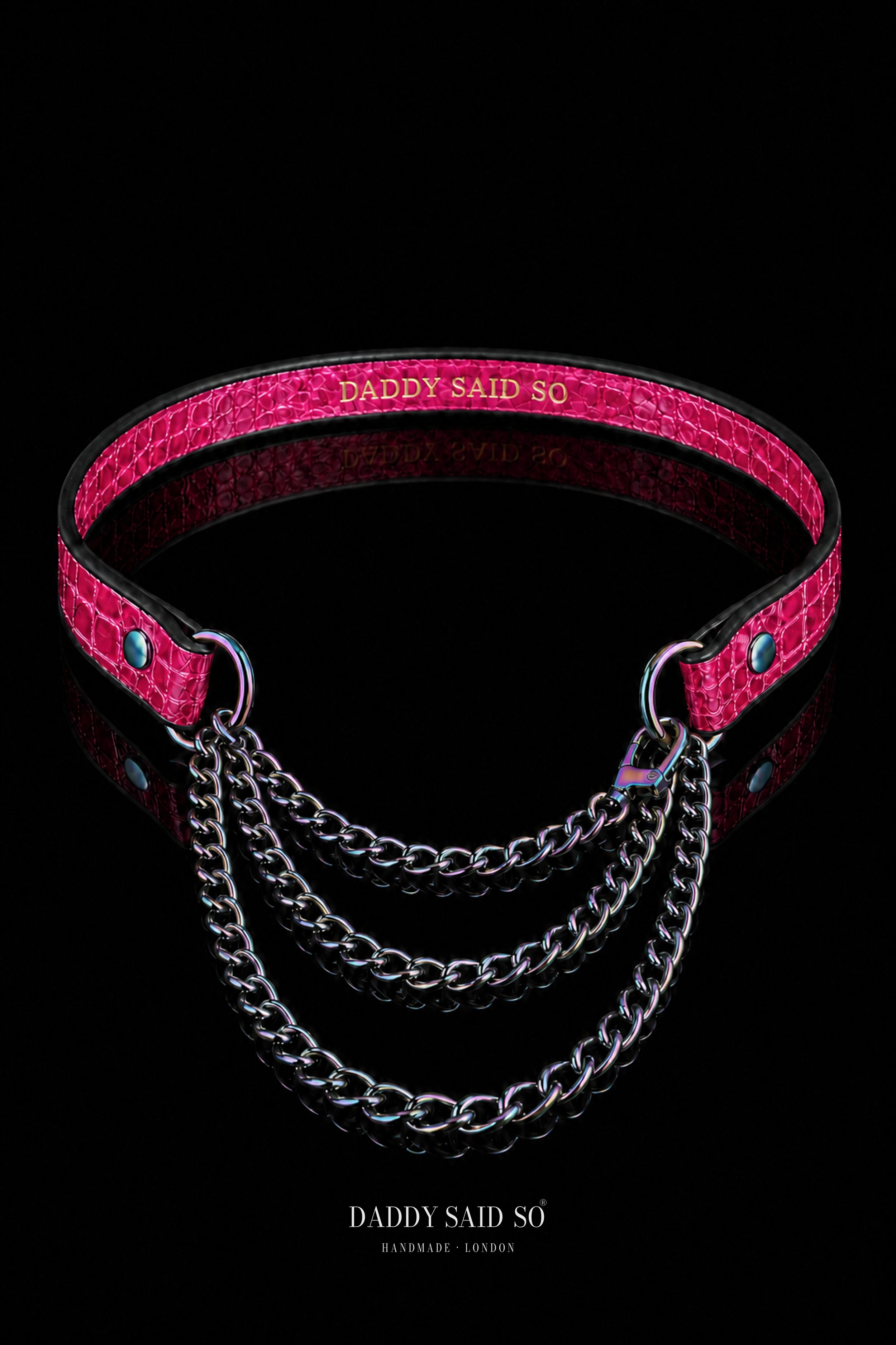 Crimson Chain Choker