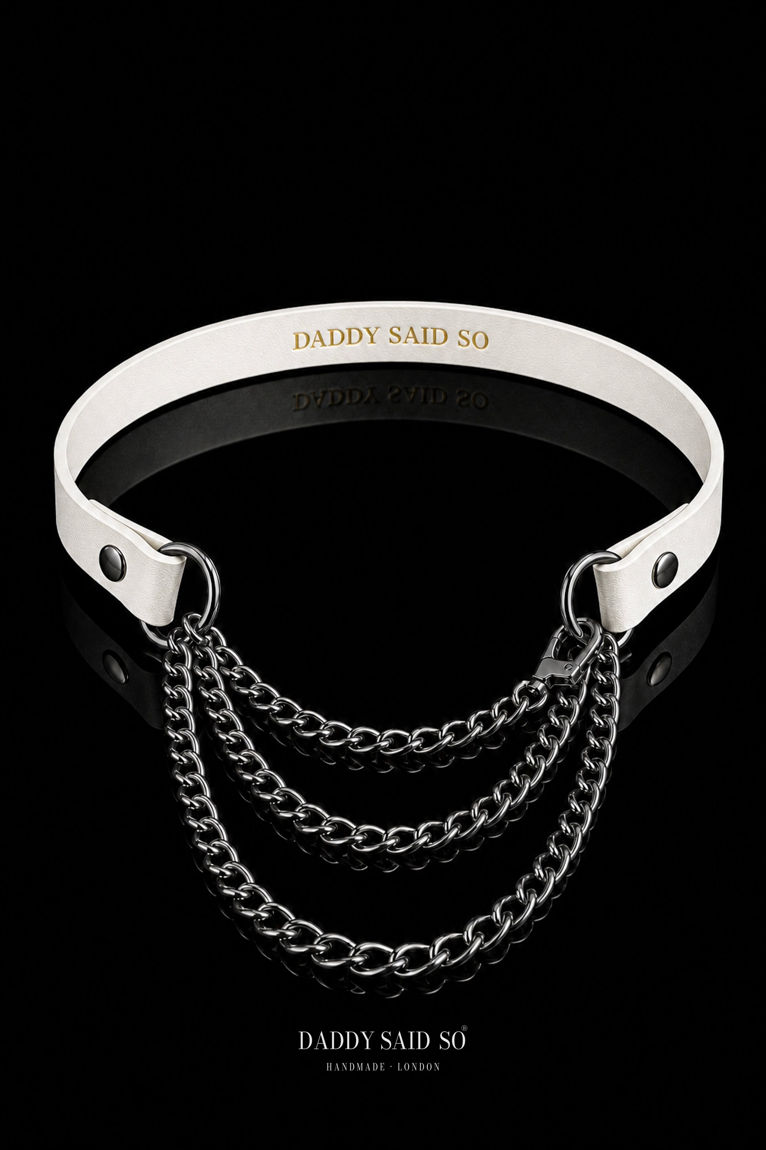 White Chain Choker