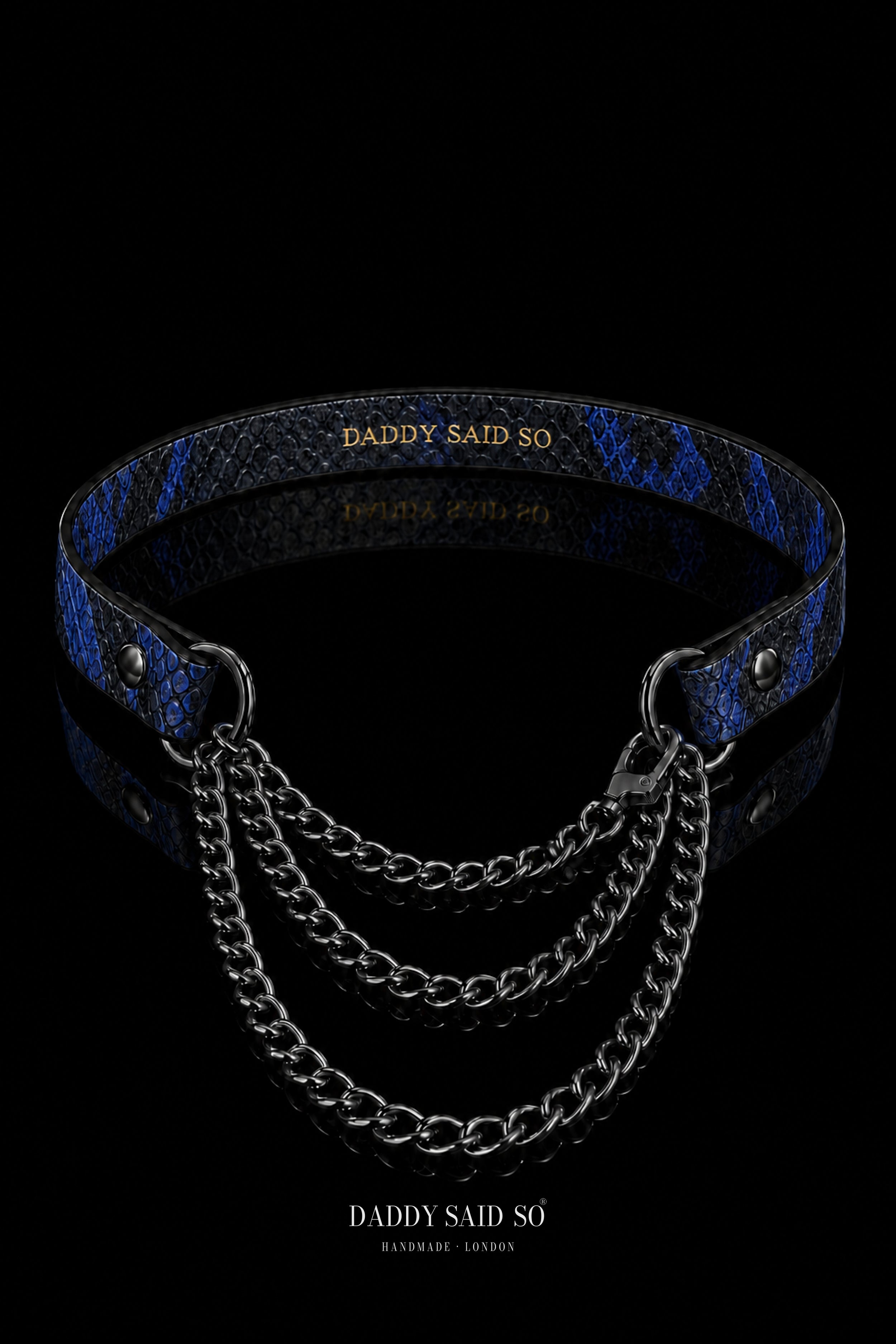 Shadow Serpent Chain Choker