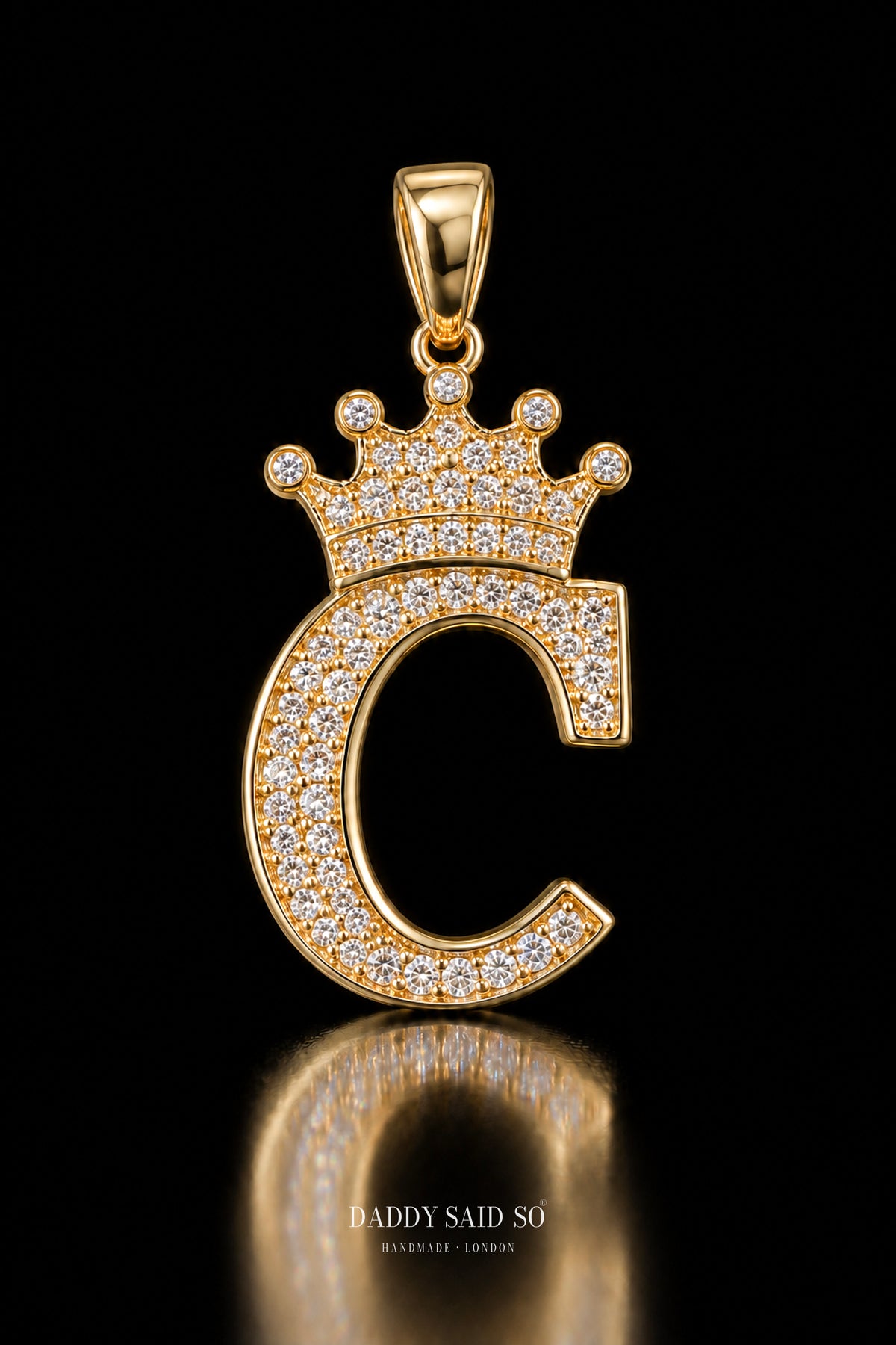 The Crown Initial Lariat