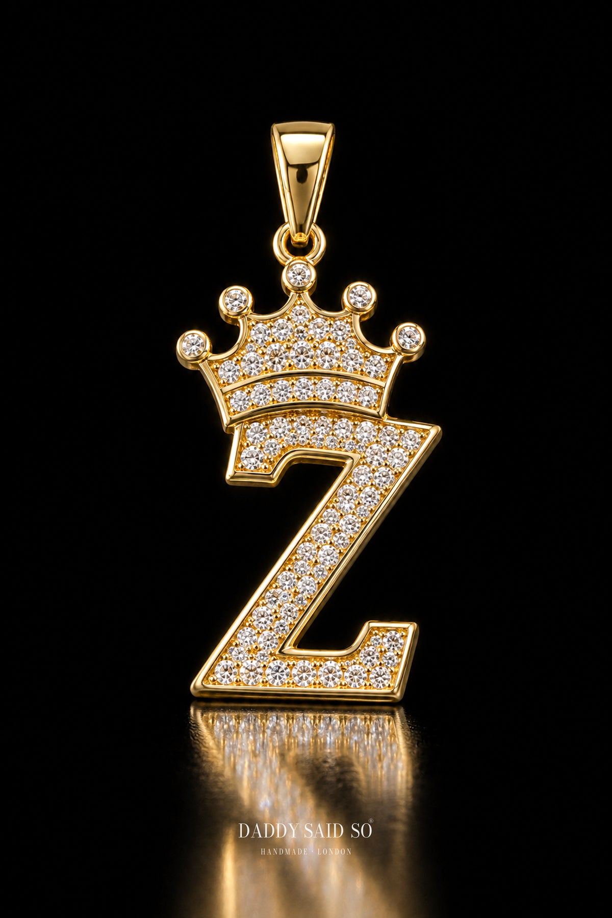The Crown Initial Lariat