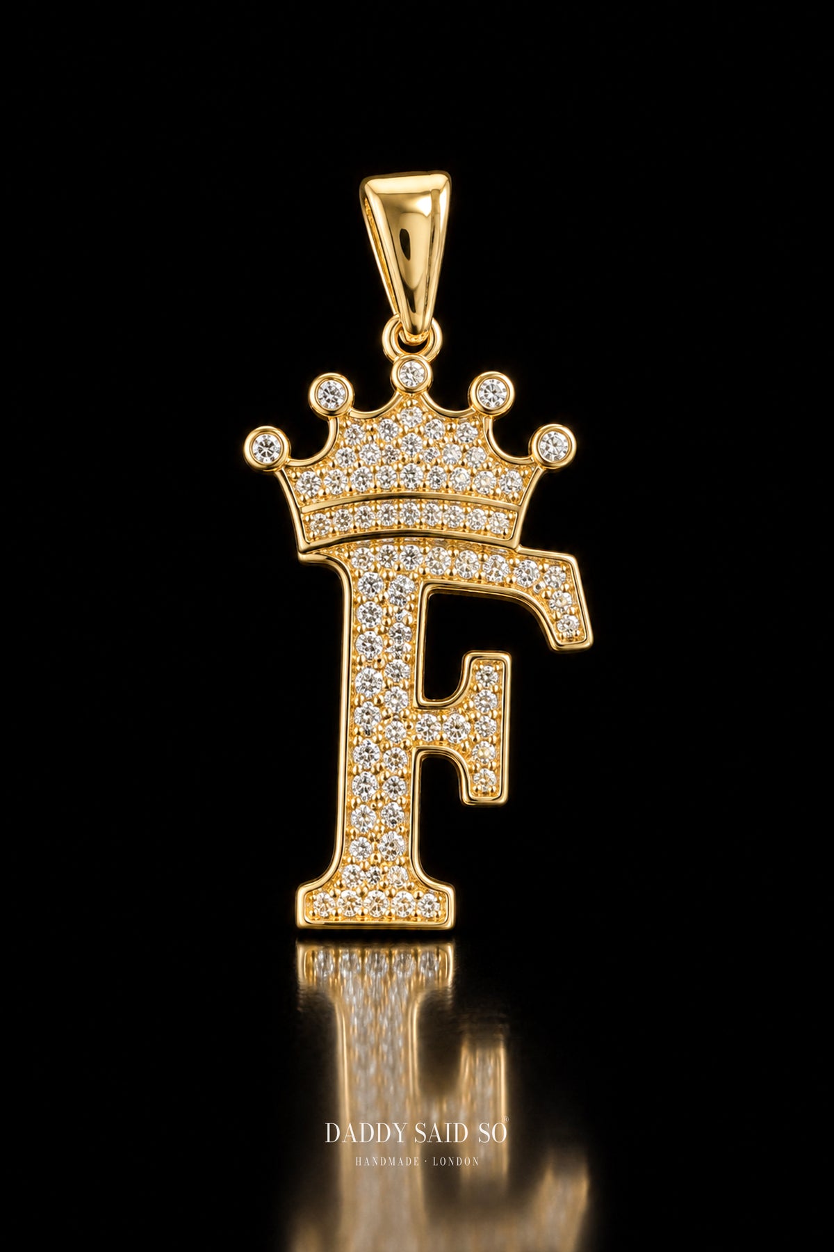 The Crown Initial Lariat