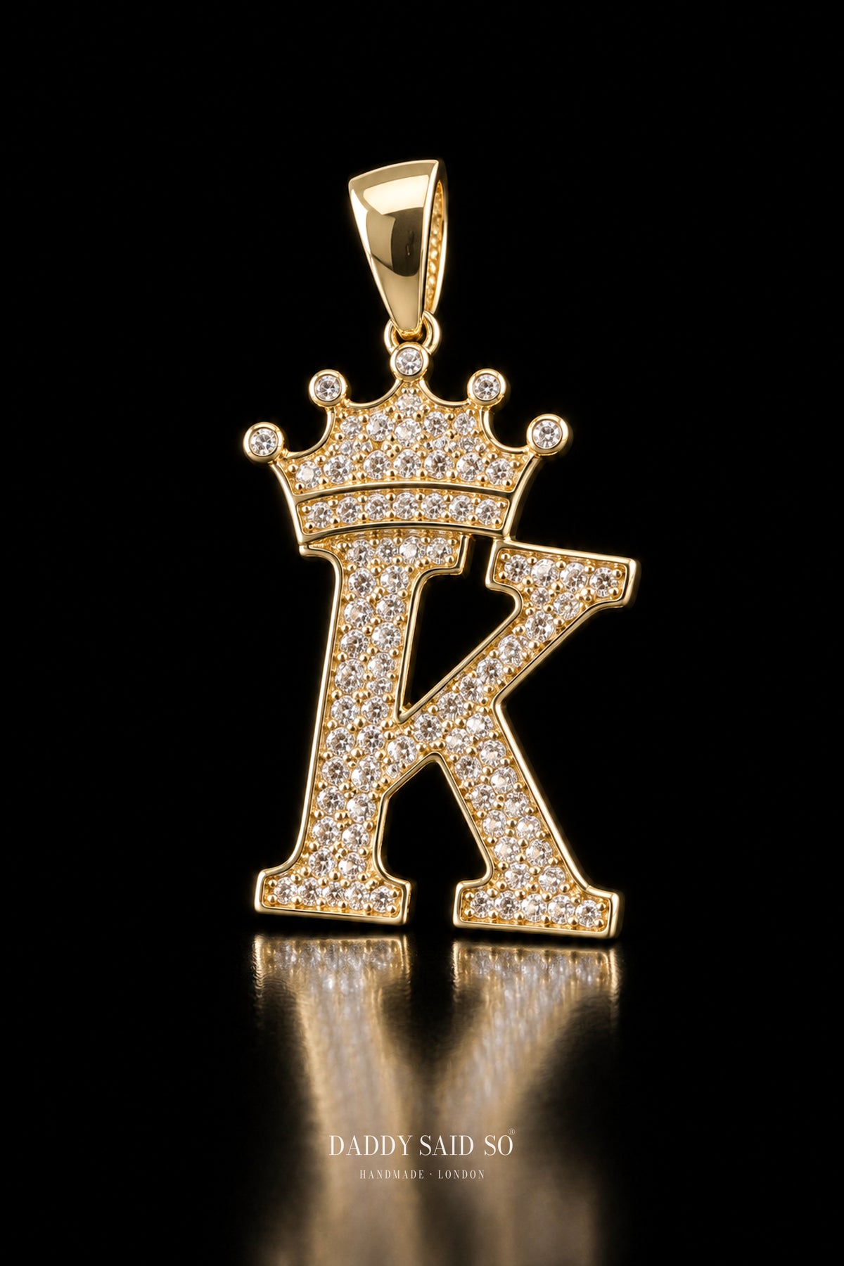 The Crown Initial Lariat
