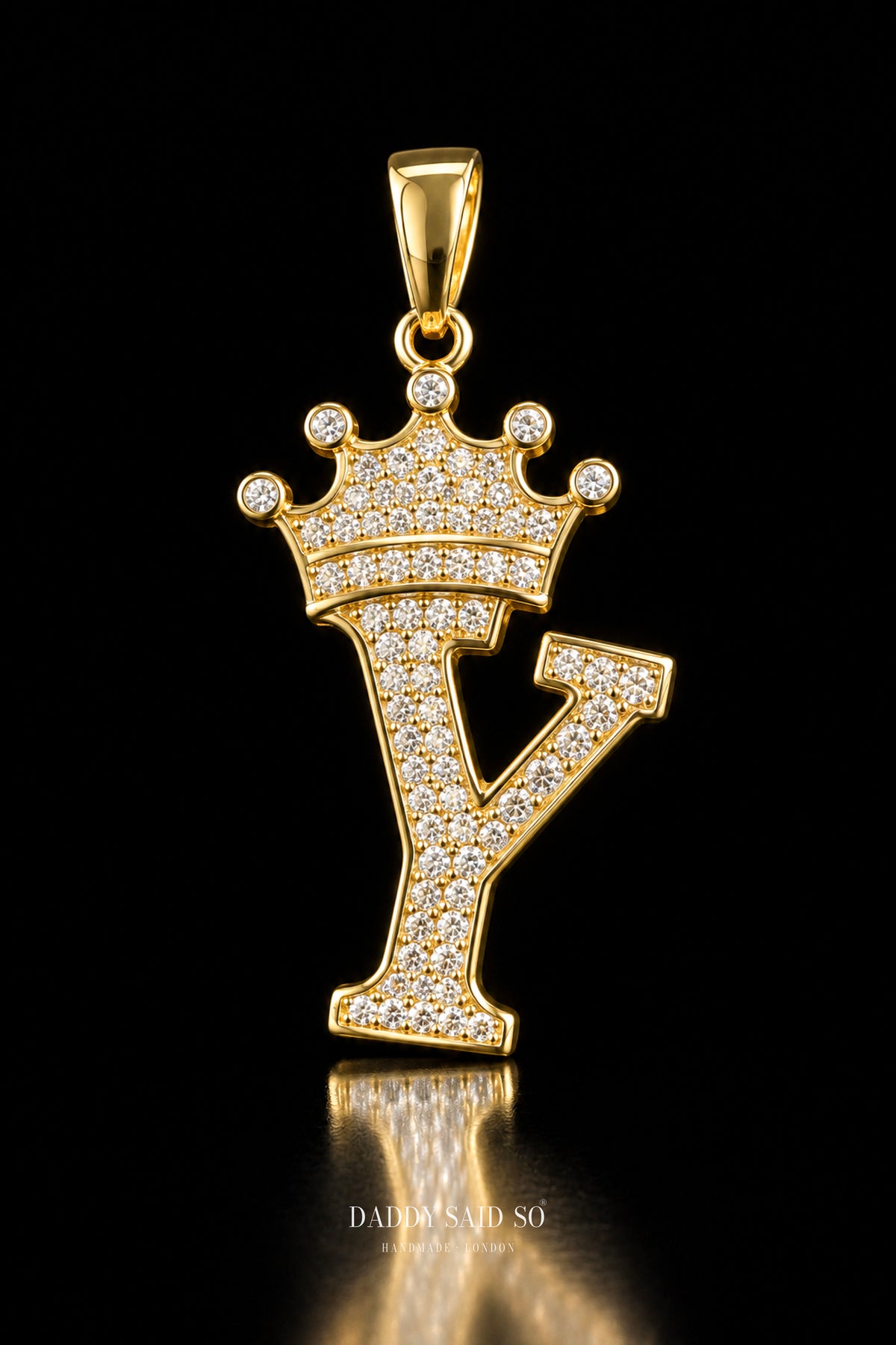 The Crown Initial Lariat