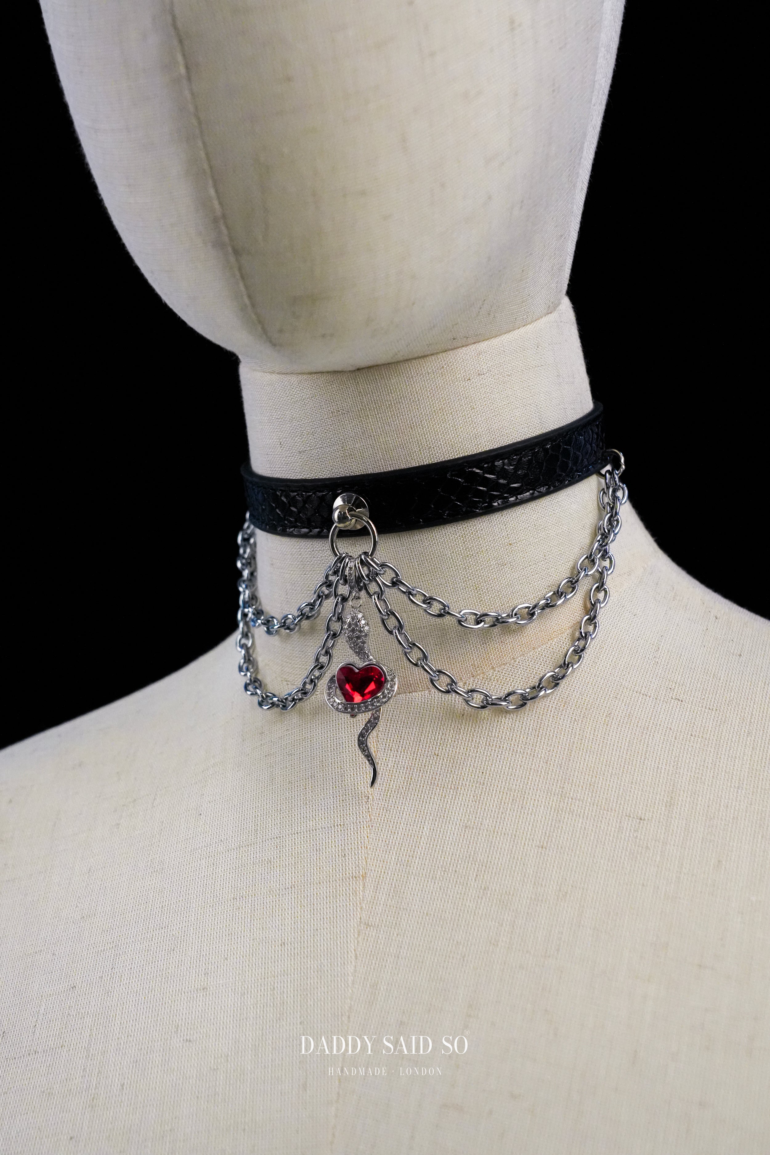 Serpent Chain Statement Choker