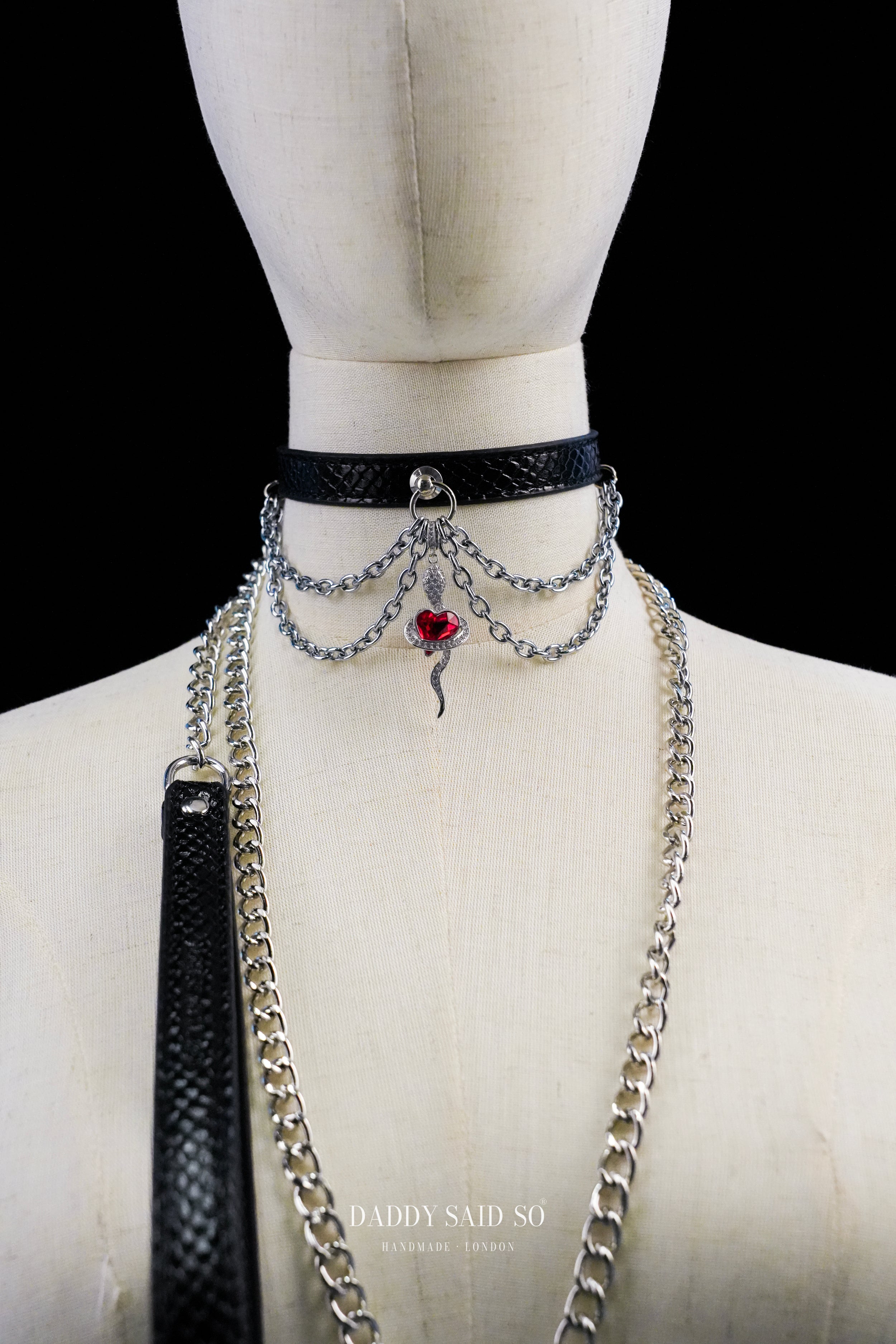 Serpent Chain Statement Choker