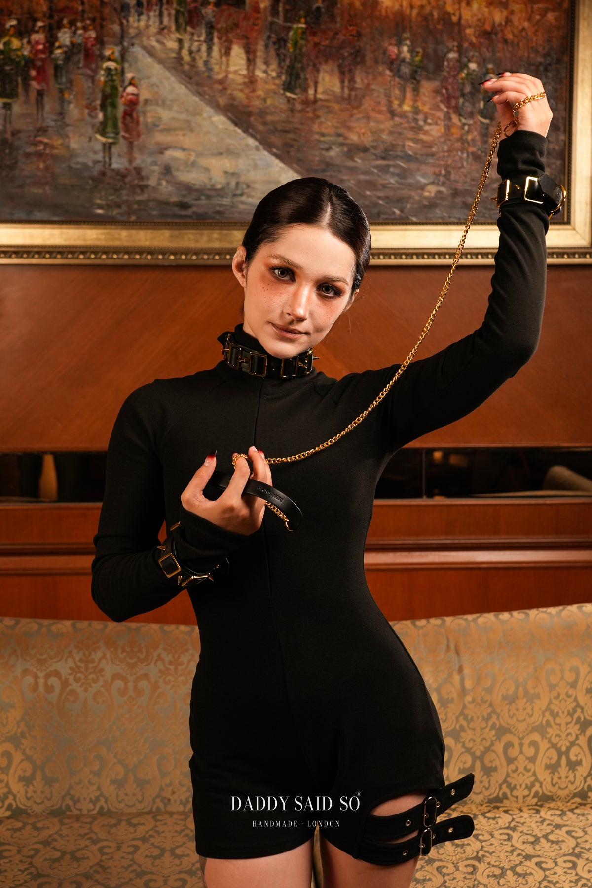 Gilded Spike Collar