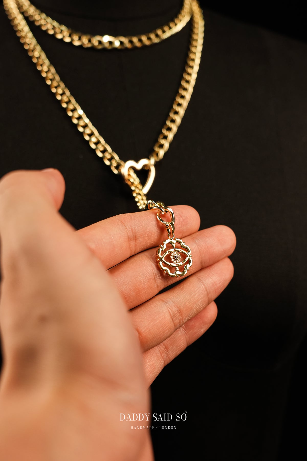 The Openwork Eye Lariat
