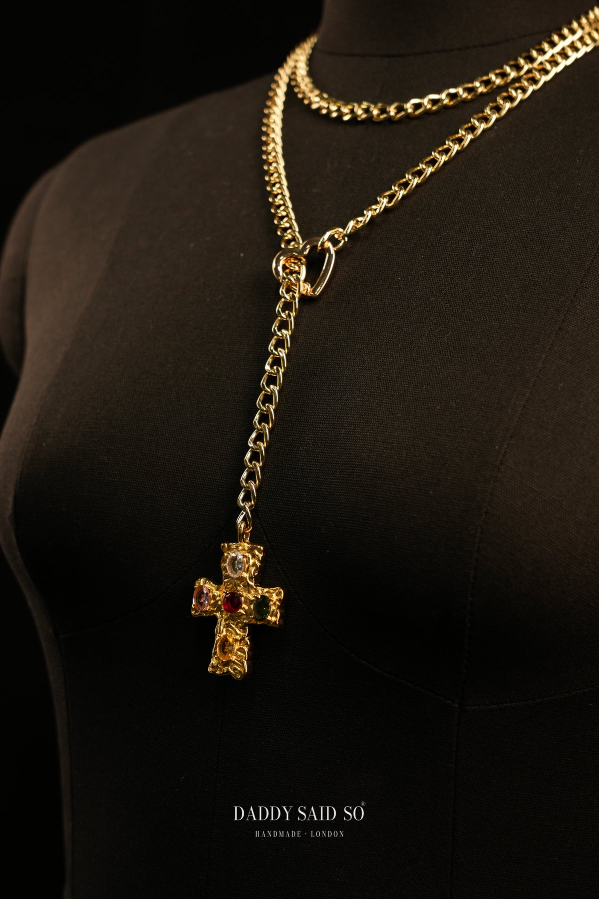 The Five Stone Cross Lariat