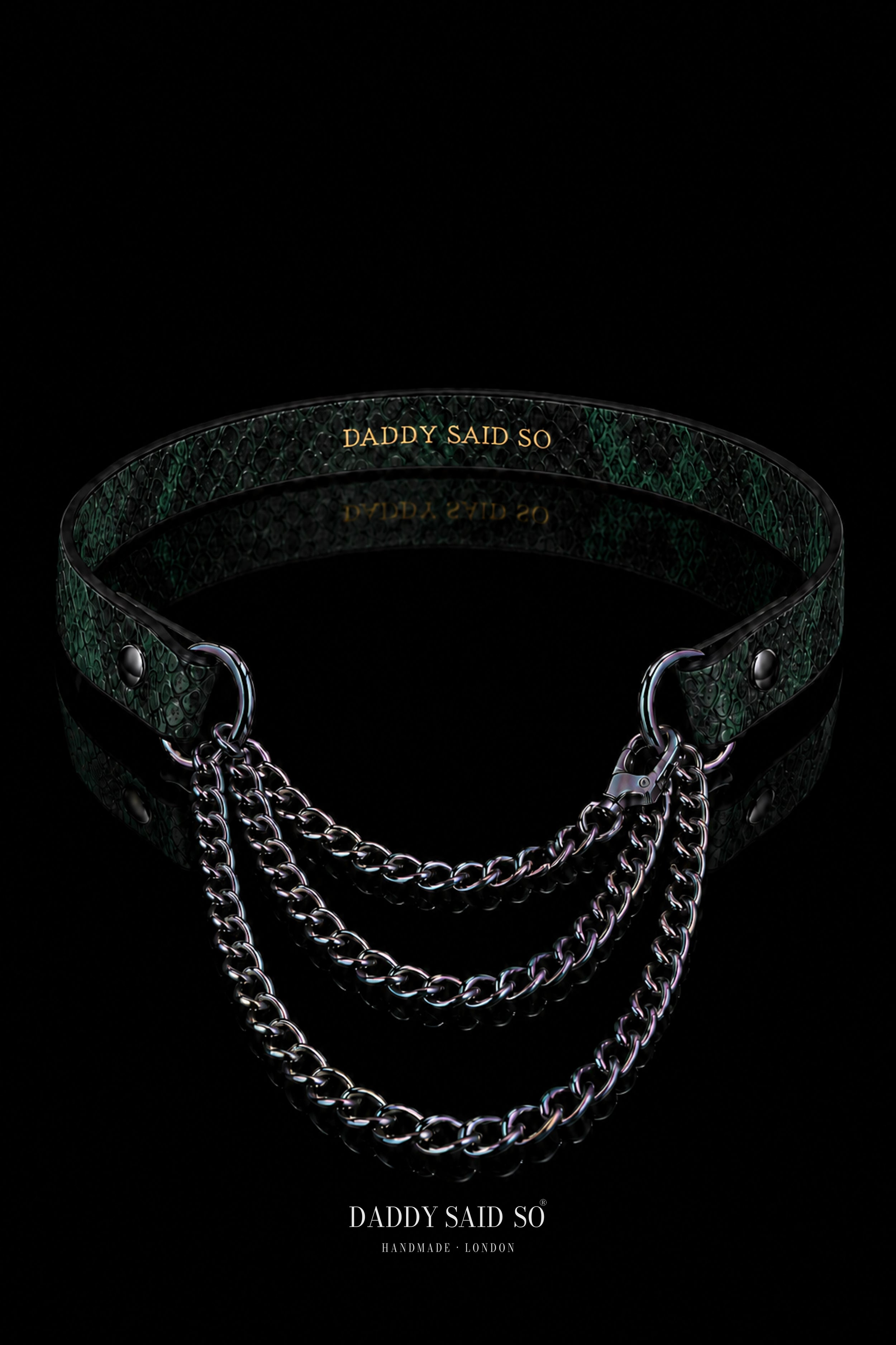 Shadow Serpent Chain Choker